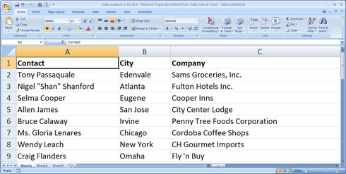 How To Put Numbers In Numerical Order In Excel 2007