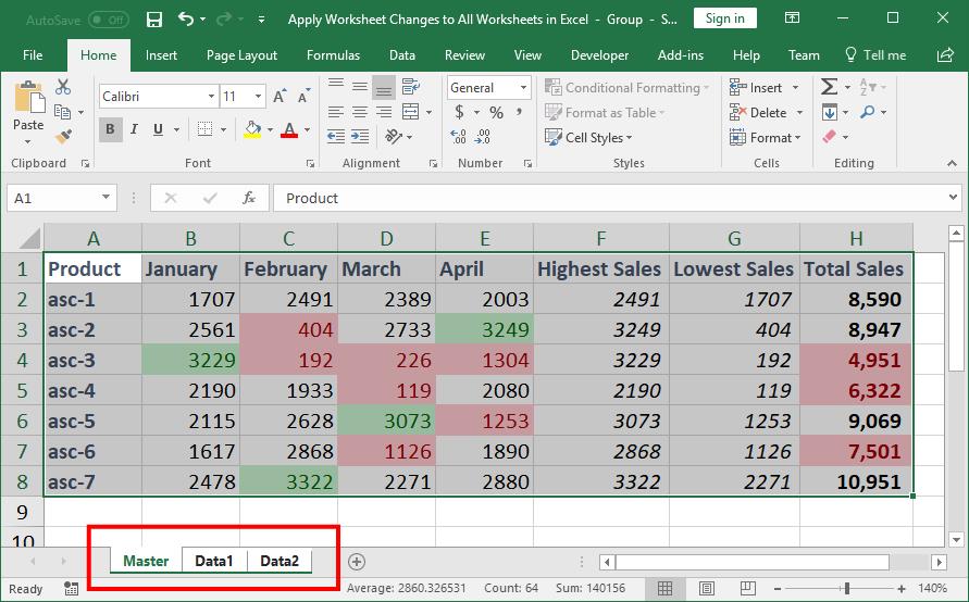  Copy Data Or Formatting To Multiple Worksheets In Excel TeachExcel